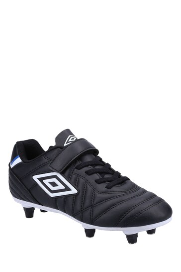 Umbro Black Speciali Liga Soft Ground Jnr Football Boots