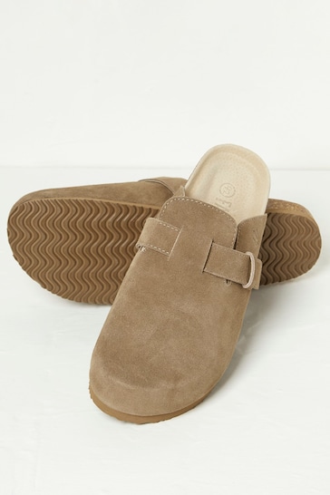 FatFace Brown George Outdoor Slippers