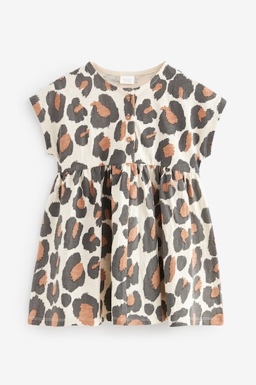 Animal Short Sleeve Jersey Dress (3mths-7yrs)