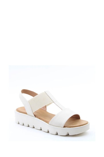 Heavenly Feet Stone Cream Ritz Litesoles Sandals
