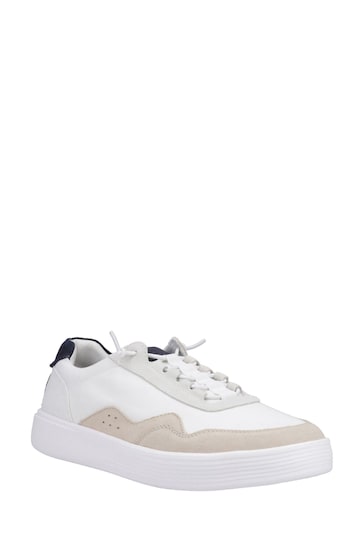 HEYDUDE Hudson Canvas White Trainers