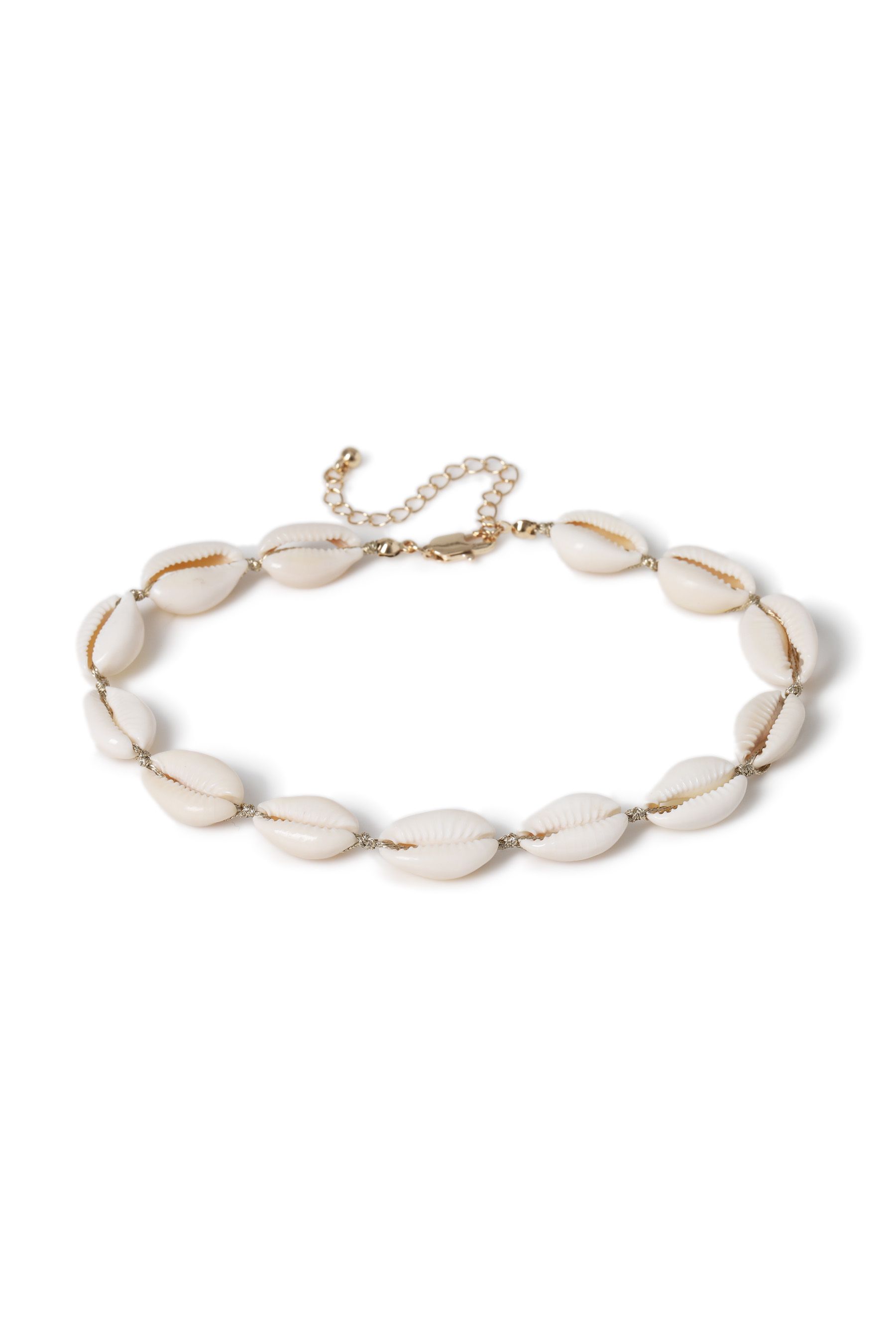 Buy Aela Cream Conch Shell Choker Necklace from the Next UK online shop