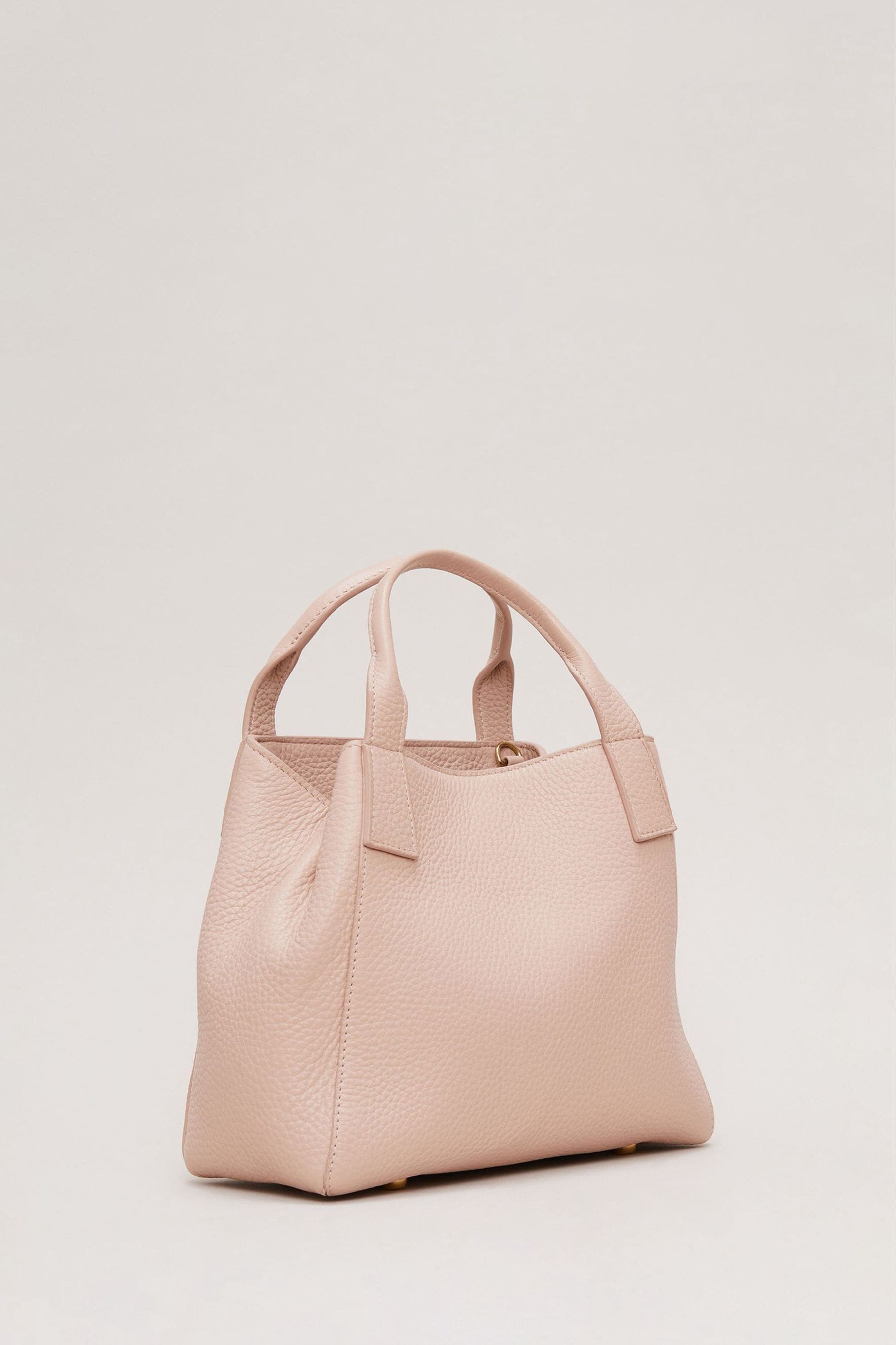 Pink leather tote bags 2025