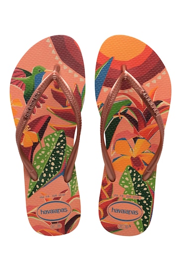 Havaianas Slim Tropical Nude Sandals