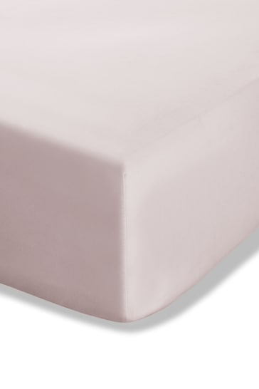 Catherine Lansfield Blush Pink Percale 180 Thread Count Extra Deep Fitted Sheet