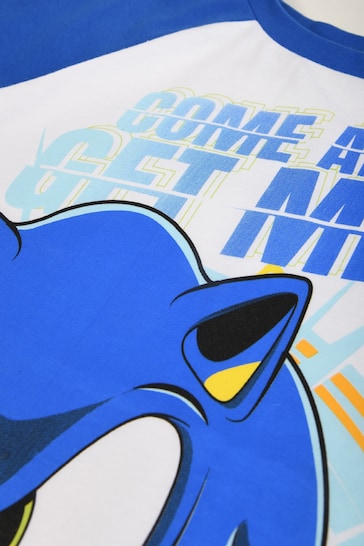 Brand Threads Blue Boys Sonic Prime Short Pyjama Set
