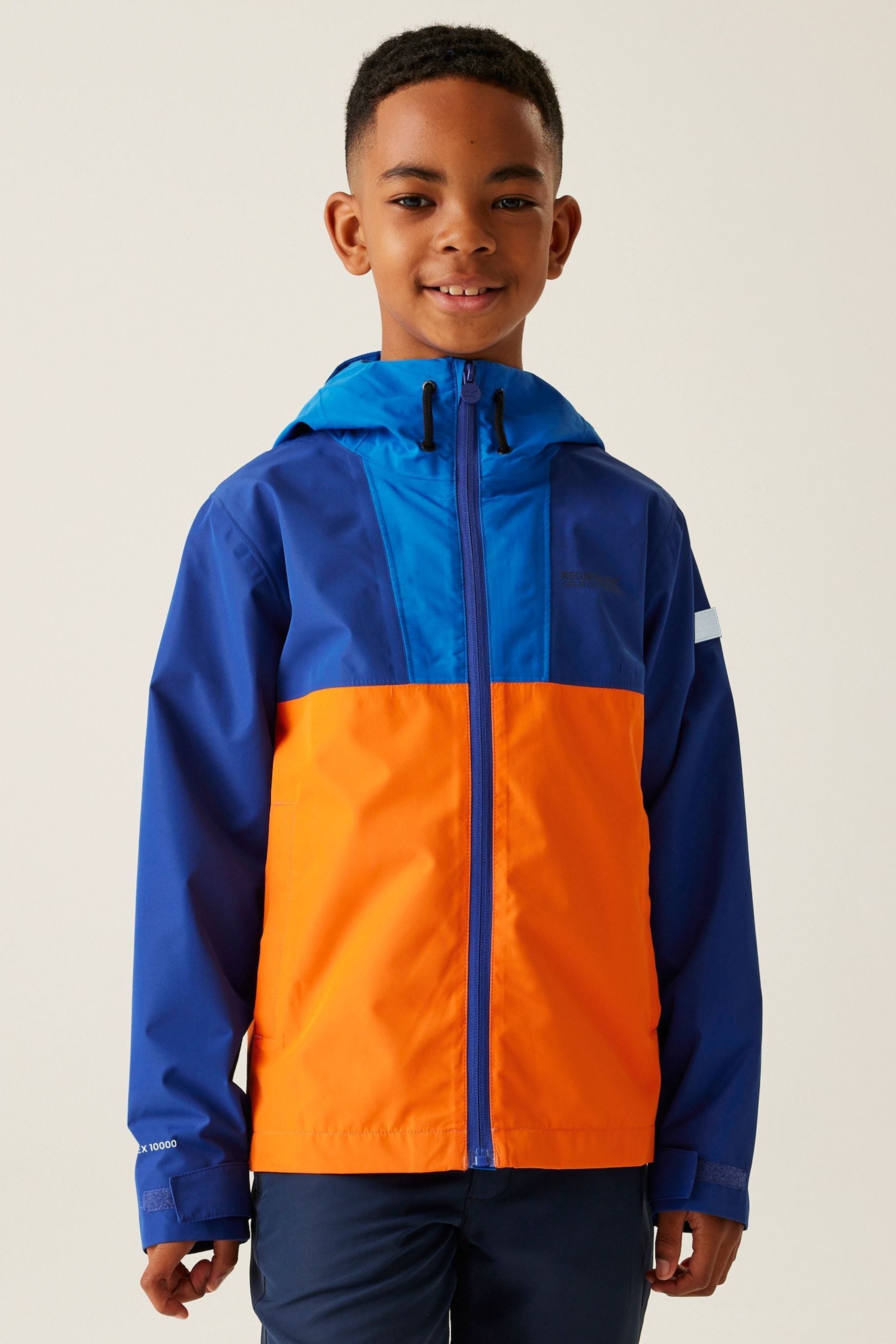 Blue orange jacket best sale