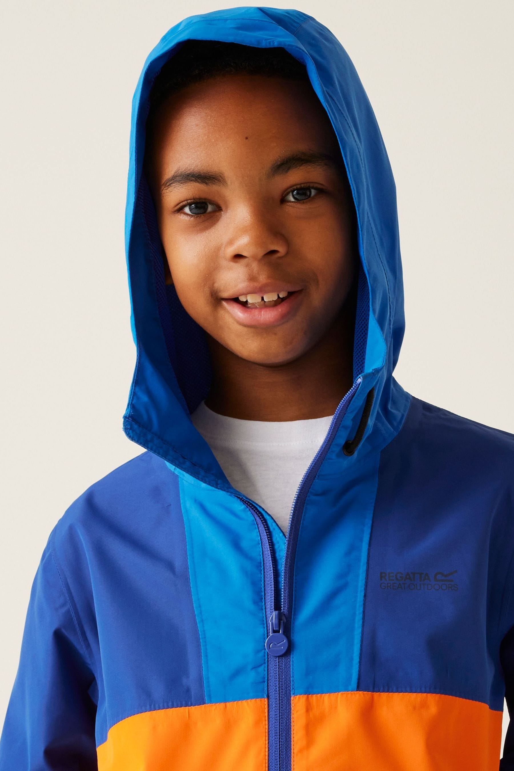 Buy Regatta Blue Orange Hanleigh Waterproof Hiking Jacket from the Next UK online shop