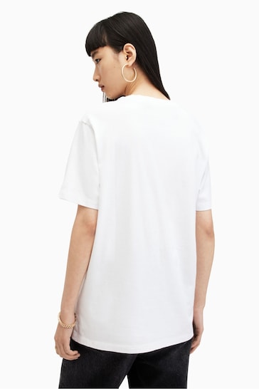 AllSaints White BF  Pippa T-Shirt