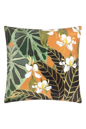 Wylder Tropics Multicolour Kali Leaves Tropical Outdoor Cushion