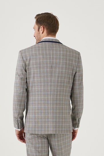 Skopes Tailored Fit Natural Whittington Check Suit: Jacket