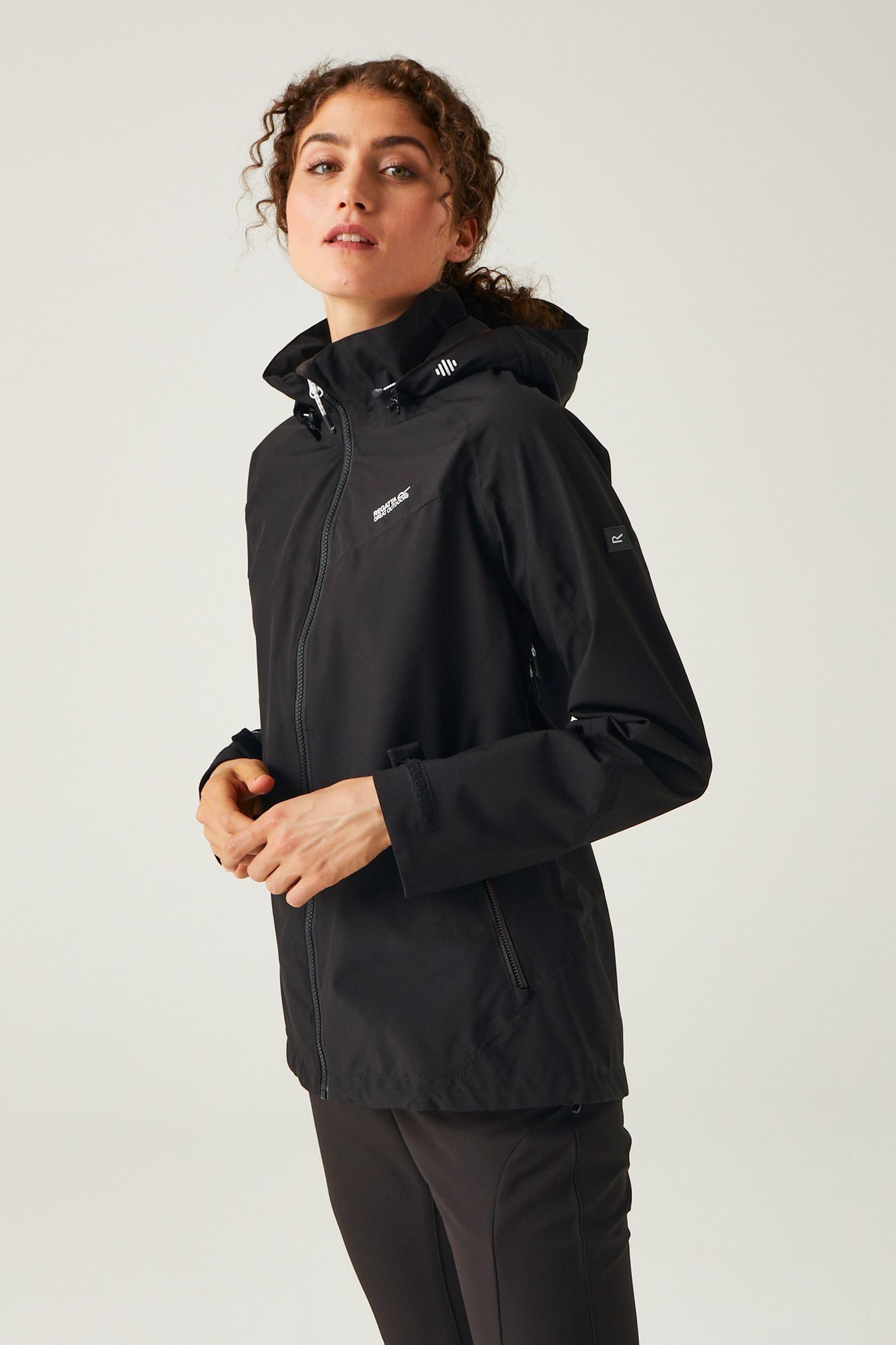 Black hiking jacket shop