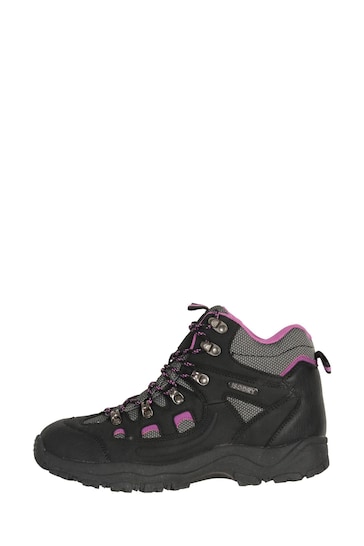 Mountain Warehouse Black Adventurer Waterproof Boots