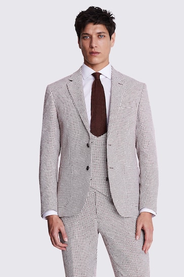 MOSS Tailored Fit Houndstooth Jacket