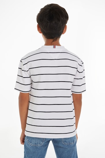 Tommy Hilfiger Stripe White T-Shirt