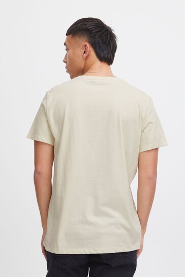 Blend Cream Printed Short Sleeve T-Shirt