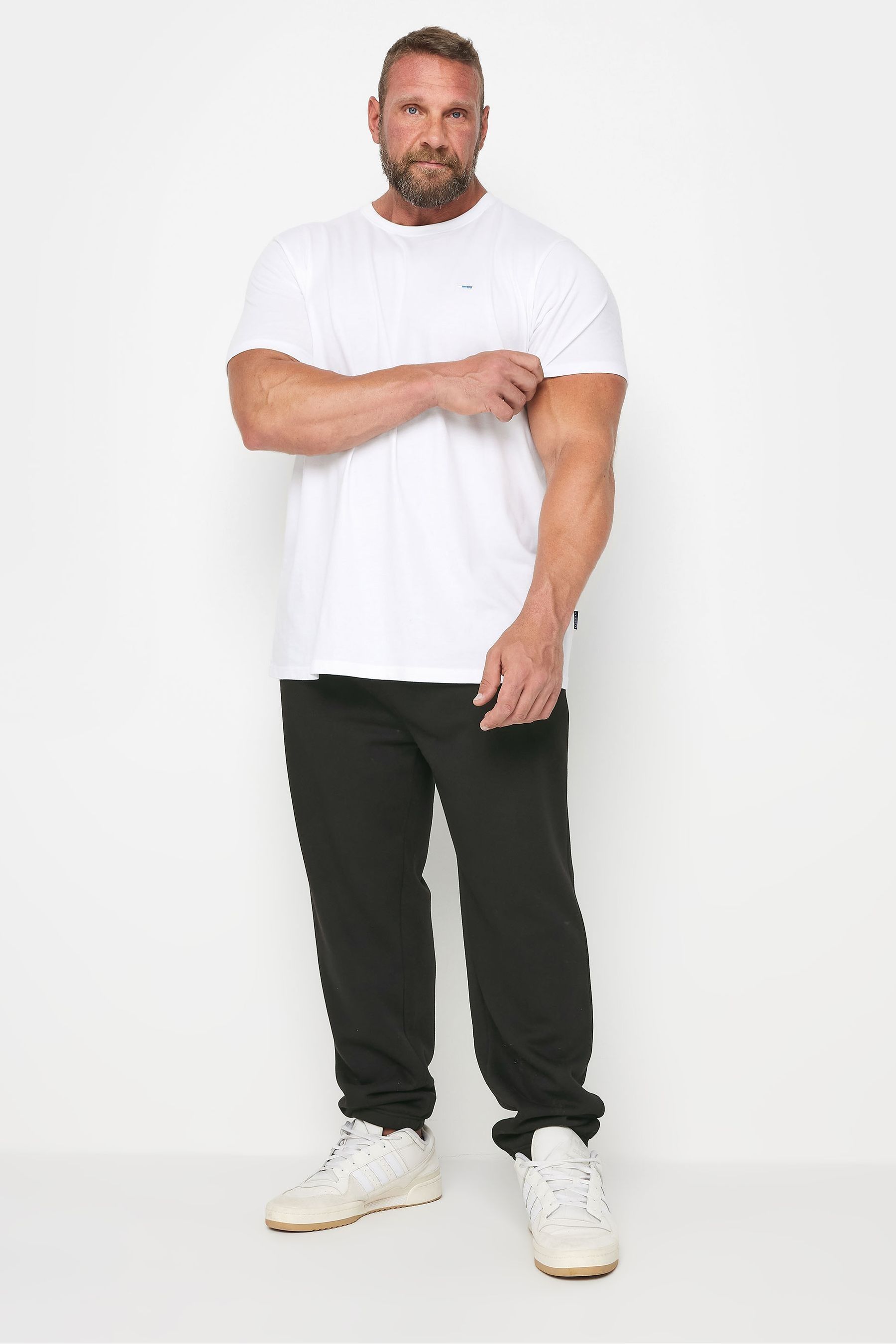 Buy BadRhino Big Tall Black 100 Cotton Essential Joggers from the Next UK online shop