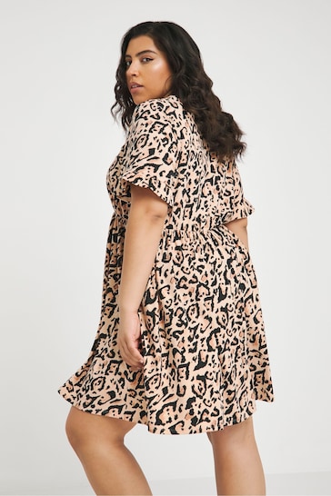 Simply Be Animal Print Supersoft Smock Dress