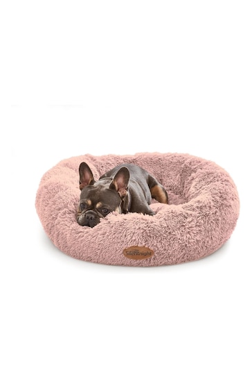 Silentnight Pink Calming Donut Pet Bed