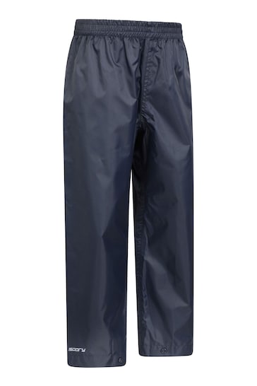 Mountain Warehouse Blue Kids Pakka Waterproof Over Trousers