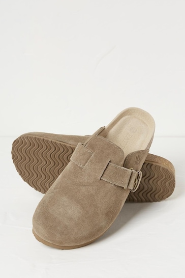 FatFace Brown Elsie Outdoor Slippers