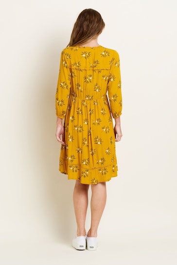Brakeburn Yellow Berry Dress