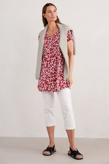 Seasalt Cornwall Red Busy Lizzy Tunic