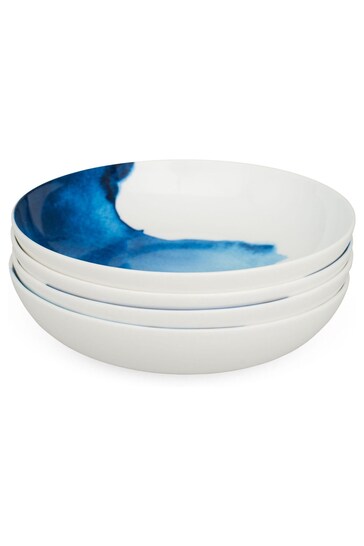 Buy Rick Stein Set of 4 Blue Coves of Cornwall Pasta Pasta Bowls from