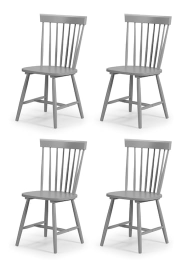 Julian Bowen Grey Torino Chairs Set Of 4