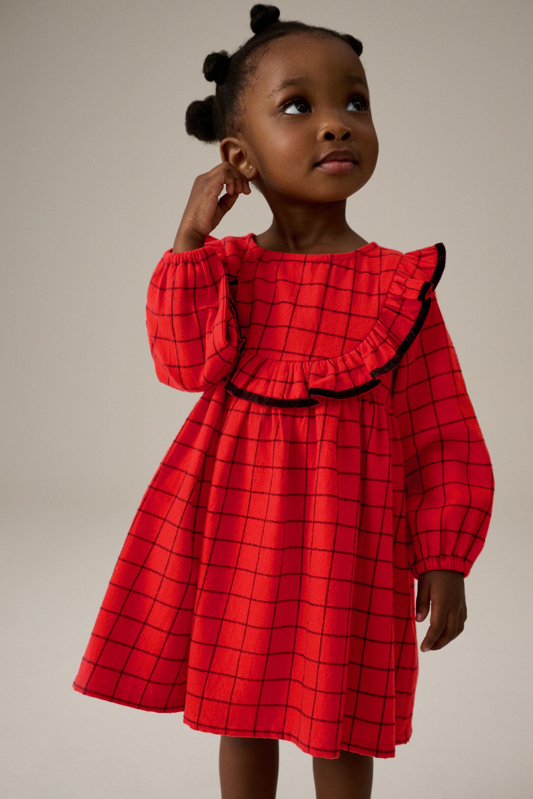 Check red dress cheap