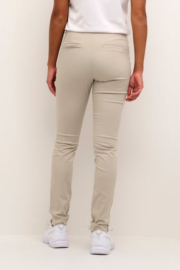 Kaffe Cream Lea Rivet Trousers