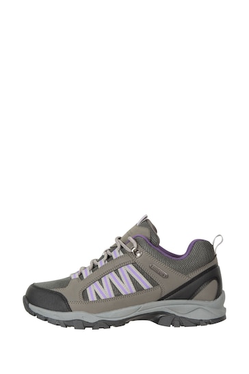 Mountain Warehouse Grey Path Waterproof Walking Shoes - Womens