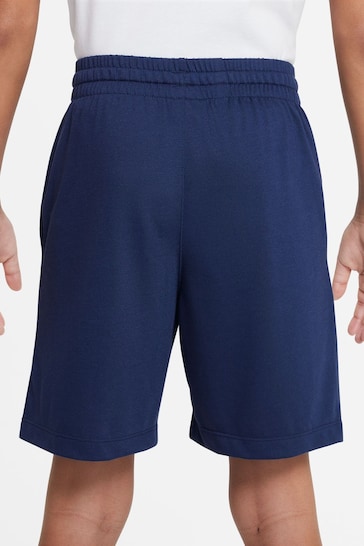 Nike Navy Club Jersey Shorts