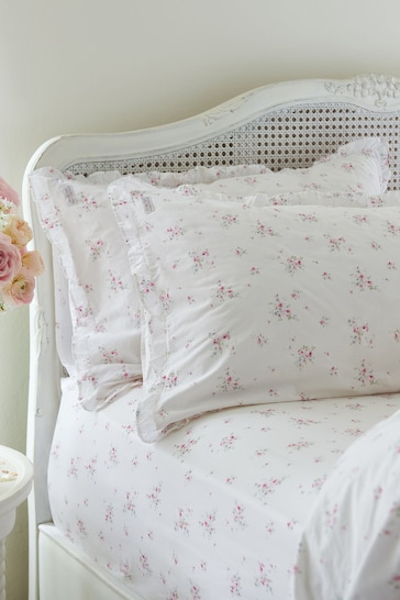 Shabby Chic by Rachel Ashwell® Floral 200 Thread Count Rosabelle Petite Ruffle Pillowcase Set