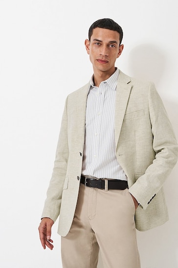 Crew Clothing Fortescue Linen Blazer