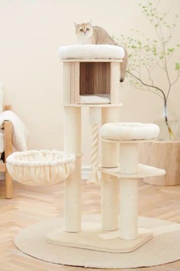 Lords and Labradors Ivory Helsinki The Loft Cat Scratch Post