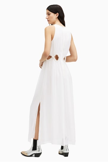 AllSaints White Mabel Dress