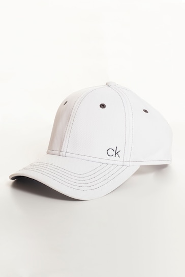 Calvin Klein Golf Tech Baseball White Cap