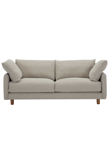 Barker and Stonehouse Brown Larkin Boucle 3 Seater Sofa