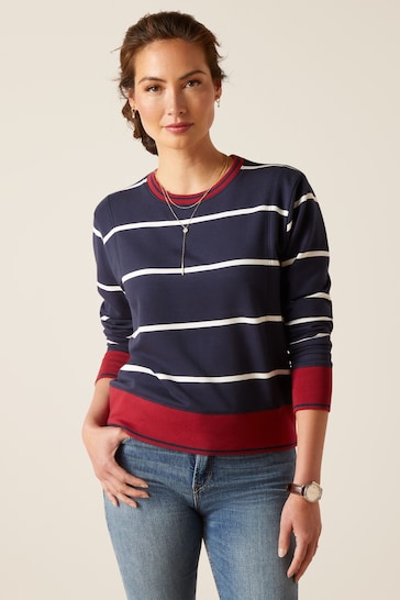 Ariat Blue Tedstock Sweatshirt