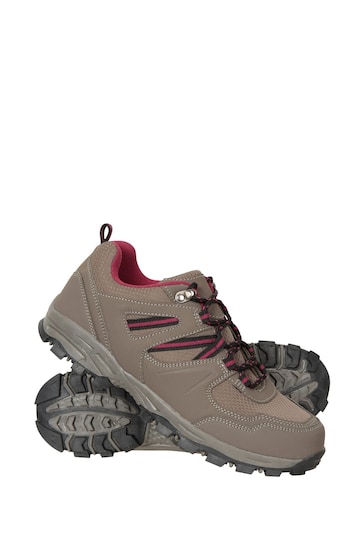Mountain Warehouse Brown Wide Fit Mcleod Womens Walking Shoes