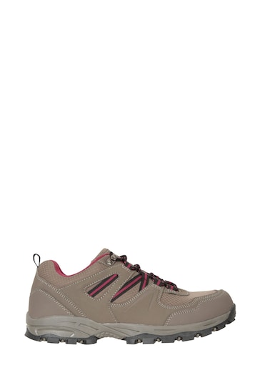 Mountain Warehouse Brown Wide Fit Mcleod Womens Walking Shoes