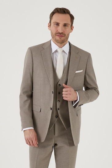 Skopes Tailored Fit Jodrell Marl Tweed Suit: Jacket