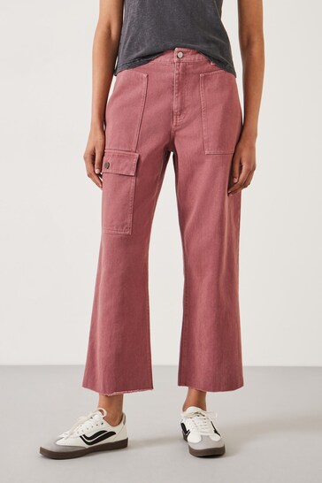 Hush Red Issy Cropped Jeans