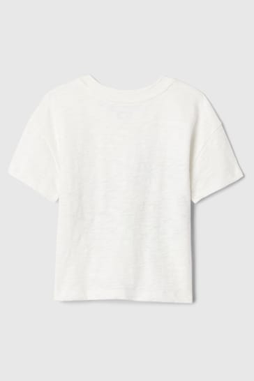 Gap White Powerpuff Girls Logo Graphic Short Sleeve T-Shirt (12mths-5yrs)