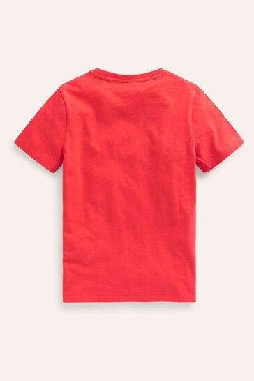 Boden Red Superstitch Logo T-Shirt