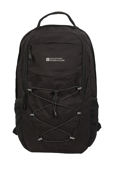 Mountain Warehouse Black 20L Logan Laptop Backpack