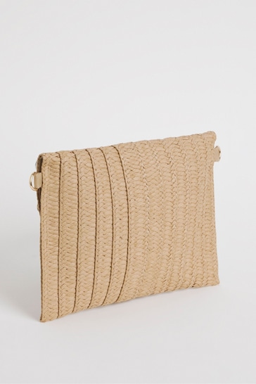 Simply Be Natural Shell Clutch Bag