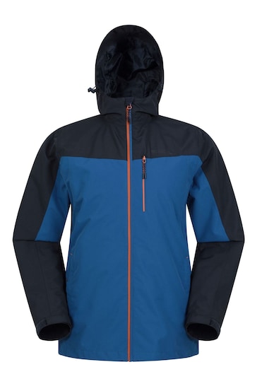 Mountain Warehouse Blue Mens Brisk Extreme Waterproof Jacket
