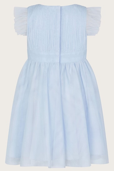 Monsoon Blue Baby Penelope Belt Dress